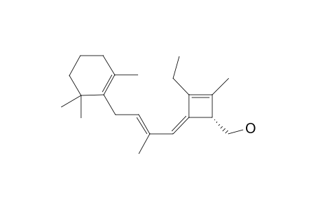 (3Z)-2-ETHYL-4-HYDROXYMETHYL-1-METHYL-3-[(2E)-2-METHYL-4-(2,6,6-TRIMETHYLCYCLOHEX-1-EN-1-YL)-BUT-2-ENYLIDENE]-CYCLOBUT-1-ENE