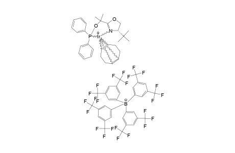 #6-IR;(-)-(S)-[(ETA(4)-1,5-CYCLOOCTADIENE)-[4-TERT.-BUTYL-2-(1-DIPHENYLPHOSPHINITE-1-METHYLETHYL)-4,5-DIHYDRO-OXAZOLE]-IRIDIUM-(I)]-TETRAKIS-[3,5-BIS-(T