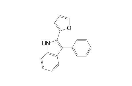 1H-Indole, 2-(2'-furyl)-3-phenyl-