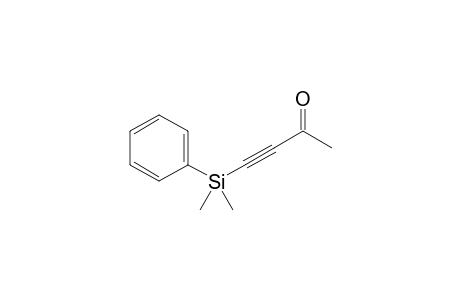 4-(dimethyl-phenylsilyl)but-3-yn-2-one