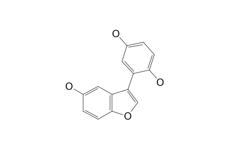 2-(5-hydroxybenzofuran-3-yl)hydroquinone