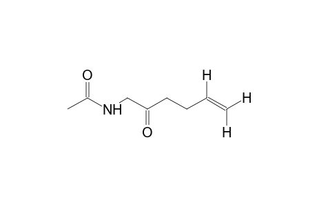 N-(2-oxo-5-hexeny)acetamide