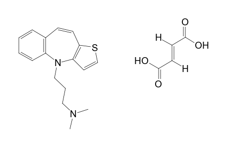 4-[3-(dimethylamino)propyl]-4H-thieno[3,2-b][1]benzazepine, fumarate (1:1)