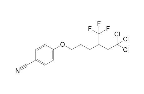 4-((6,6,6-Trichloro-4-(trifluoromethyl)hexyl)oxy)benzonitrile