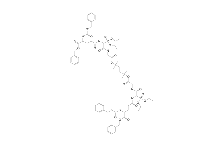 N-[(N-BENZYLOXYCARBONYL-O(ALPHA)-BENZYL-(S)-GLUTAMOYL)-(2RS)-(+/-)-2-AMINO-(DIETHOXYPHOSPHINYL)-ACETYL]-GLYCINE-TERT.-BUTYLESTER