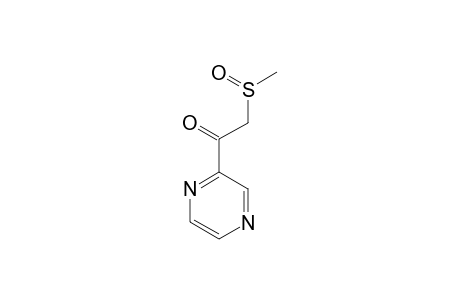 2-(METHYLSULFINYL)-1-(2-PYRAZYL)-ETHANONE