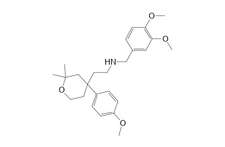 N-(3,4-Dimethoxybenzyl)-2-[4-(4-methoxyphenyl)-2,2-dimethyltetrahydro-2H-pyran-4-yl]ethanamine