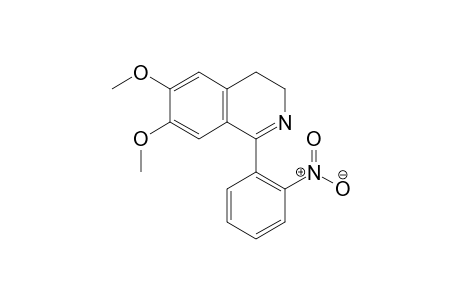 3,4-dihydro-6,7-dimethoxy-1-(o-nitrophenyl)quinoline