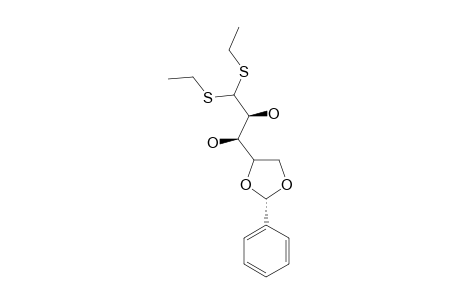 4,5-O-(S)-BENZYLIDENE-D-ARABINOSE-DIETHYL-DITHIOACETAL