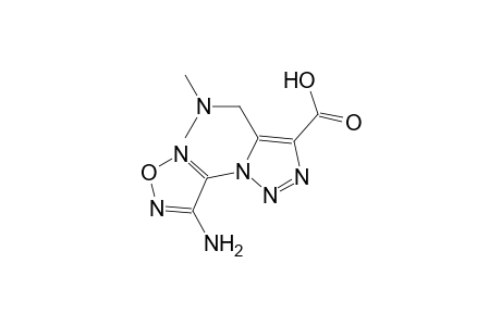 1-(4-Amino-1,2,5-oxadiazol-3-yl)-5-[(dimethylamino)methyl]-1H-1,2,3-triazole-4-carboxylic acid