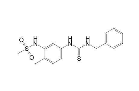 1-benzyl-3-(3-methanesulfonamido-p-tolyl)-2-thiourea