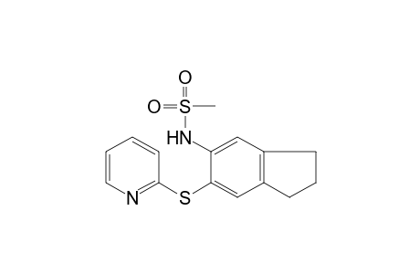 N-{6-[(2-pyridyl)thio]-5-indanyl}methanesulfonamide