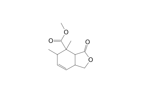 3-ALPHA-(HYDROXYMETHYL)-1-ALPHA,6-ALPHA-DIMETHYL-1-BETA-(METHOXYCARBONYL)-CYCLOHEX-4-ENE-2-ALPHA-CARBOXYLIC-ACID,GAMMA-LACTONE