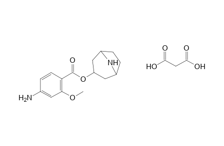 4-amino-o-anisic acid, nortropan-3-yl ester, malonate(1:1)(salt)