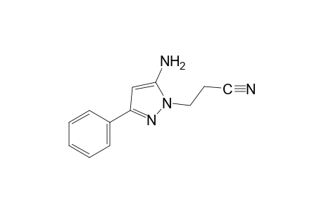 5-amino-3-phenylpyrazole-1-propionitrile