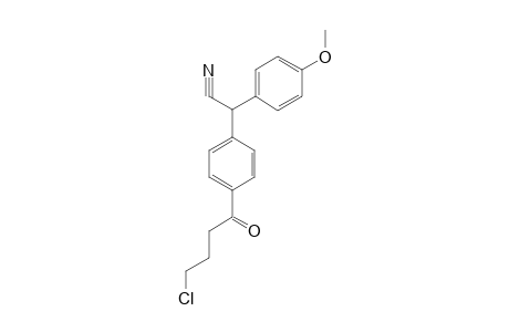 [p-(4-chlorobutyryl)phenyl](p-methoxyphenyl)acetonitrile