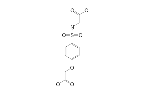 N-{[p-(carboxymethoxy)phenyl]sulfonyl}glycine