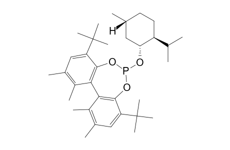 (R)-3,3'-DI-TERT.-BUTYL-5,5',6,6'-TETRAMETHYL-1,1'-BIPHENYL-2,2'-DIYL-[(-)-MENTHYL]-PHOSPHITE