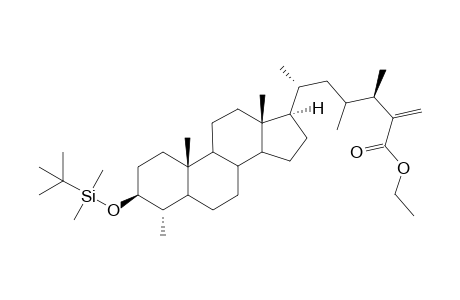 et-4a,24(R)-23-trime-3b-(dime-t-busio)-25(E)-cholest-en-oate