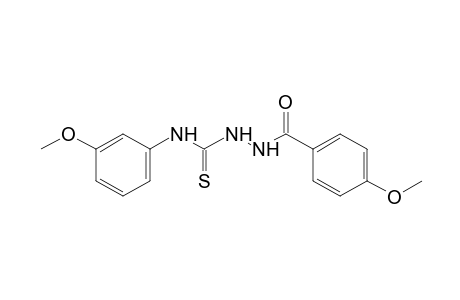 1-(p-anisoyl)-4-(m-methoxyphenyl)-3-thiosemicarbazide