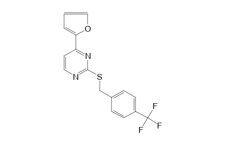 4-(2-furyl)-2-{[p-(trifluoromethyl)benzyl]thio}pyrimidine