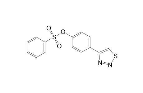 benzenesulfonic acid, p-(1,2,3-thiadiazol-4-yl)phenyl ester