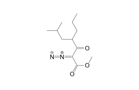 2-Diazo-6-methyl-3-oxo-4-propyl-heptanoic acid, methyl ester