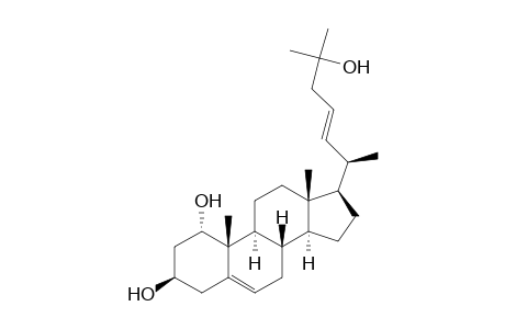 Cholesta-5,22-diene-1,3,25-triol, (1.alpha.,3.beta.,22E)-