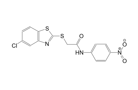 2-[(5-chloro-1,3-benzothiazol-2-yl)sulfanyl]-N-(4-nitrophenyl)acetamide