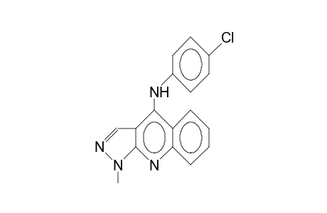 1-Methyl-4-(4-chloro-phenyl)-1H-pyrazolo(3,4-B)quinoline