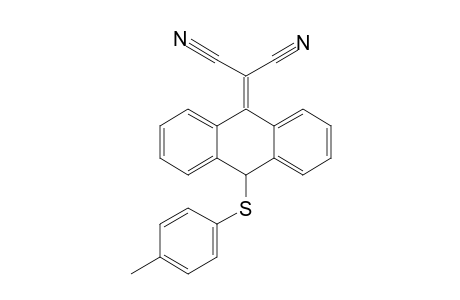 2-(10-PARA-TOLYLMERCAPTO-10H-ANTHRACEN-9-YLIDENE)-MALONDINITRILE