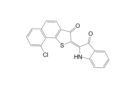 2-(9-Chloro-3-oxonaphtho[1,2-b]thien-2(3H)-ylidene)-1,2-dihydro-3H-indol-3-one