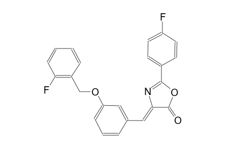 (4Z)-4-{3-[(2-fluorobenzyl)oxy]benzylidene}-2-(4-fluorophenyl)-1,3-oxazol-5(4H)-one