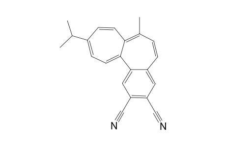 10-Isopropyl-7-methylbenzo[a]heptalene-2,3-dicarbonitrile