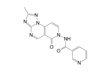 3-pyridinecarboxamide, N-(2-methyl-6-oxopyrido[3,4-e][1,2,4]triazolo[1,5-a]pyrimidin-7(6H)-yl)-