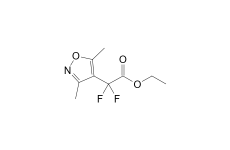 2-(3,5-dimethyl-4-isoxazolyl)-2,2-difluoroacetic acid ethyl ester