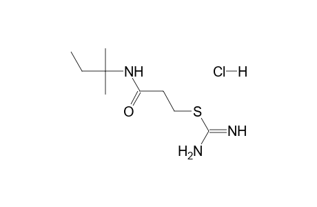 3-(AMIDINOTHIO)-N-tert-PENTYLPROPIONAMIDE, HYDROCHLORIDE