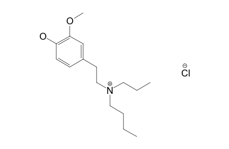 4-[2-(butylpropylamino)ethyl]-2-methoxyphenol, hydrochloride