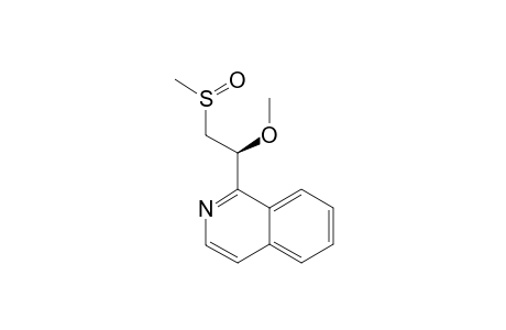 2-(METHYLSULFINYL)-1-METHOXY-1-(1-ISOQUINOLYL)-ETHANE