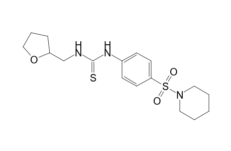 1-[p-(piperidinosulfonyl)phenyl]-1-(tetrahydrofurfuryl)-2-thiourea