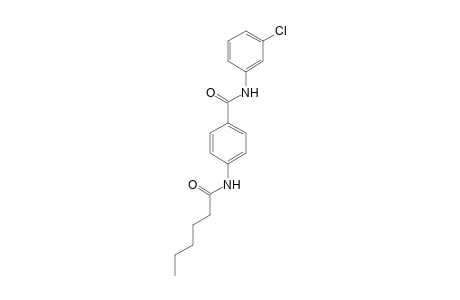 4-(caproylamino)-N-(3-chlorophenyl)benzamide