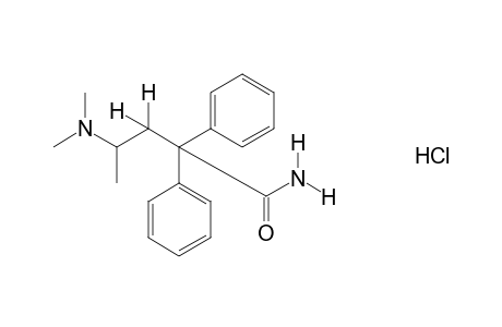 4-(dimethylamino)-2,2-diphenylvaleramide, monohydrochloride