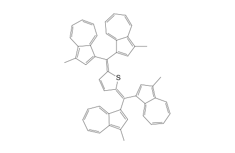 2,5-BIS-[BIS-(3-METHYL-1-AZULENYL)-METHYLENE]-2,5-DIHYDROTHIOPHENE