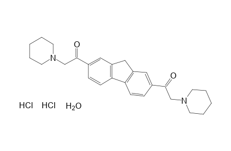 2,7-bis(piperidinoacetyl)fluorene, dihydrochloride, hydrate