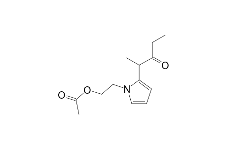 1-(2-ACETOXYETHYL)-2-(1-METHYL-2-OXOBUTYL)-PYRROLE