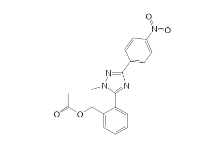 5-(alpha-hydroxy-o-tolyl)-1-methyl-3-(p-nitrophenyl)-1H-1,2,4-triazole, acetate(ester)