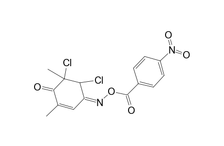 4-nitrobenzoic acid [(5,6-dichloro-4-keto-3,5-dimethyl-1-cyclohex-2-enylidene)amino] ester