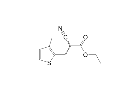 alpha-cyano-3-methyl-2-thiopheneacrylic acid, ethyl ester