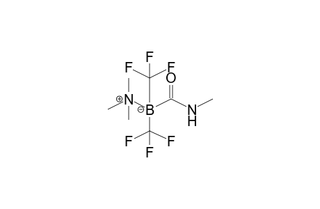 Trimethylamine(N-B) N-methylbis(trifluoromethyl)borylcarboxamide