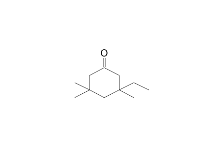 3-ethyl-3,5,5-trimethylcyclohexan-1-one